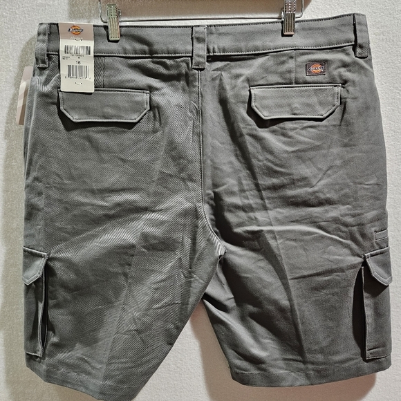 Dickies Relaxed Fit Gray Stretch Cargo Shorts Womens Size‎ 16 11" Inseam - Picture 5 of 10